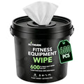 Gym Equipment Wipes, 600 Count Yoga Mat Cleaner Wipes | Green Tea & Aloe Formula • Alcohol Free • Large Wipes • Fresh Scent • Home & Commercial Use