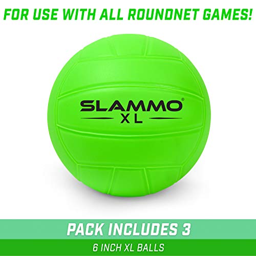 GoSports Slammo Official Replacement Balls 3-Pack - Works for All Roundnet Game Sets - Choose Between Competition Size or XL Size Balls - color: XL