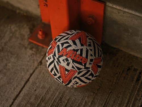 Mitre Recreation Soccer Ball - color: Street Soccer - White/Black/Red, size: 5