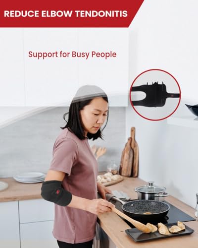 Hurmoya Elbow Brace Night Sleep, Cubital Tunnel, Ulnar Nerve Entrapment | Comfortable Compression Sleeve Immobilizer, Elbow Splint with 2 Removable Metal Splints, Pain Relief for Men and Women (M) - size: Medium