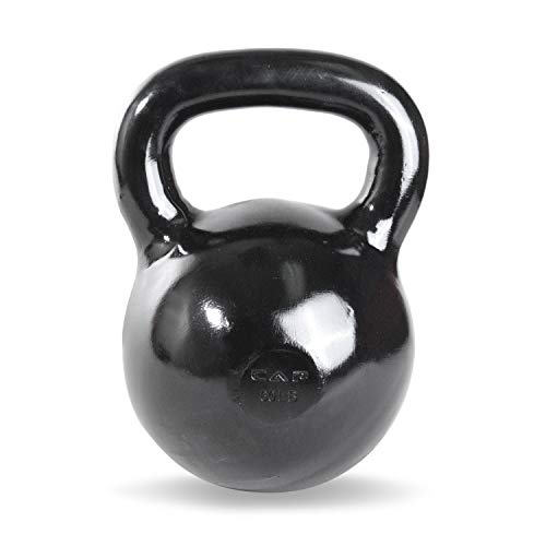 CAP Barbell Black Enamel Coated - Singles and Sets, Multiple Weight Choices - size: 60.0 Pounds