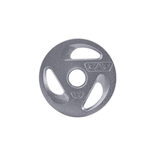 Cap Barbell 2-Inch Olympic Grip Weight Plates, Single, Gray, Various Sizes - size: 10 lb