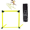 1PC Adjustable Hurdles Detachable Agility Training Equipment with Scale, Football Practice Hurdle for Track And Field, Indoor & Outdoor Jumping Speed Hurdles for Athletes, Soccer, Basketball