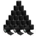 OK TAPE 24 Rolls Self Adhesive Bandage Wrap, Elastic Athletic Tape, Self Stick Bandage Tape, Vet Wrap, Medical Wrap for Wrist, Feet, 2" x 5 Yards, Black - color: Black, size: 2 Inch-24 Pack