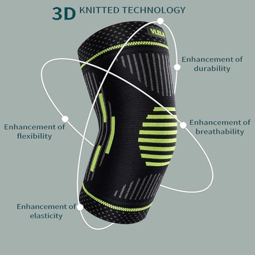 Tennis Elbow Sleeve,Elbow Compression Sleeve, Elbow Brace For Tendonitis and Tennis Elbow,Golfers, Arthritis, Bursitis. Elbow Pain Relief,Weightlifting, Fit for Men & Women - color: Green&Black, size: X-Small