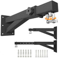 Punching Bag Hanger, 900 LBS Heavy Bag Wall Mount & Ceiling Hanger with 360° Swivel, Thick Steel Boxing Mount for MMA, Muay Thai & Home Gym (Multiple Mounting Options) - color: Wall Mount - Extendable Arm