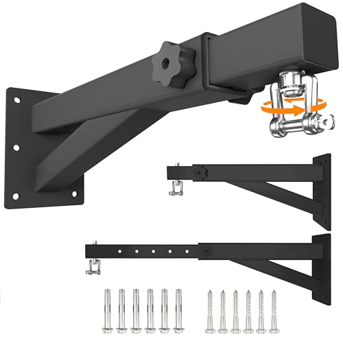 Punching Bag Hanger, 900 LBS Heavy Bag Wall Mount & Ceiling Hanger with 360° Swivel, Thick Steel Boxing Mount for MMA, Muay Thai & Home Gym (Multiple Mounting Options) - color: Wall Mount - Extendable Arm