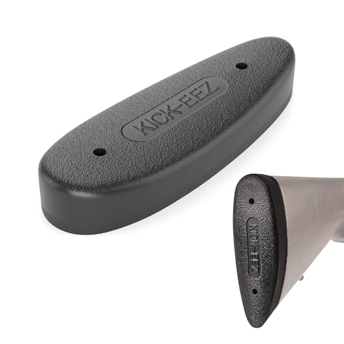 KICK-EEZ All-Purpose Grind to Fit Recoil Pad for Rifle & Shotguns | Up to 94% Recoil Reduction | Screw-On Sorbothane Buttstock Pad | Shotgun Accessories