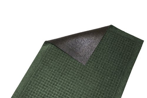 Guardian EG030408 EcoGuard Indoor Wiper Floor Mat, Recycled Plastic and Rubber, 3' x 4', Green - color: Green, size: 3' x 4' (Rectangular)