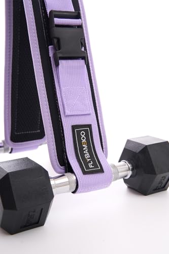 Hip Thrust Belt for Dumbbells,Booty Belt for Hip Thrust Slip-Resistant Padding - color: Violet