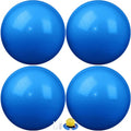 Leyndo 4 Pcs 26 Inch Yoga Exercise Ball Pilates Pregnancy Birthing Fitness Ball with Quick Pump Anti Burst for Improved Posture, Balance, Yoga, Pilates, Training - color: Blue