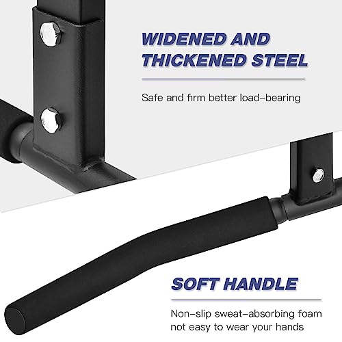 ATENTO Pull Up Bar, Chin Up Bars Ceiling Mount, Workout for Home Gym, Beam, Crossfit - Heavy-Duty, Foam Grip, Easy installation - color: Joist Mounted Pull Up Bar, Standard Grip