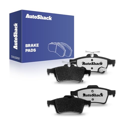 AutoShack Rear Ceramic Brake Pad Set for Ford, Focus 2012-2018 EcoSport 2018-2022 C-Max 2013-2018, FWD AWD L3 1.0L L4 2.0L - style: Ceramic Brake Pad