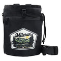 Chalk Bag, Rock Climbing, Bouldering, Adjustable Belt, 2 Zippered Pockets, Brush Loops, Weightlifting, Gymnastic, Crossfit