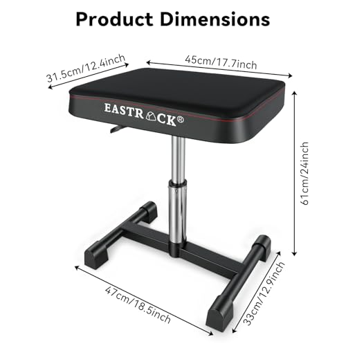 EASTROCK Professional Keyboard Piano Bench Hydraulic, Adjustable Music Seating for Digital and Acoustic Pianos