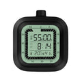 Visual Timer, 60 Minutes Countdown & Countup Timer, Digital Alarm Clock with Temperature and Humidity Monitor, 4 in 1 Multifunctional Desk Clock for Kids Study, Kitchen, Office and Home,Black - color: Black