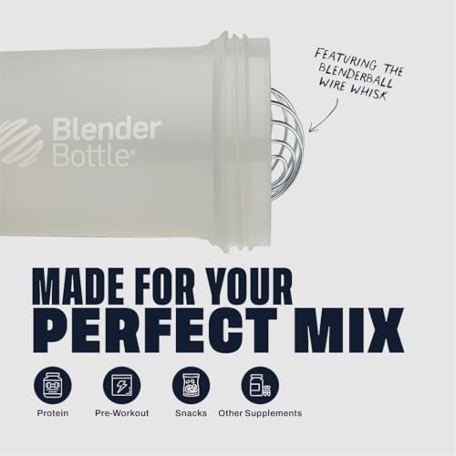 BlenderBottle Shaker Bottle with Pill Organizer and Storage for Protein Powder, Classic V2 ProStak System, 22-Ounce, Smoke Grey - color: Smoke Grey