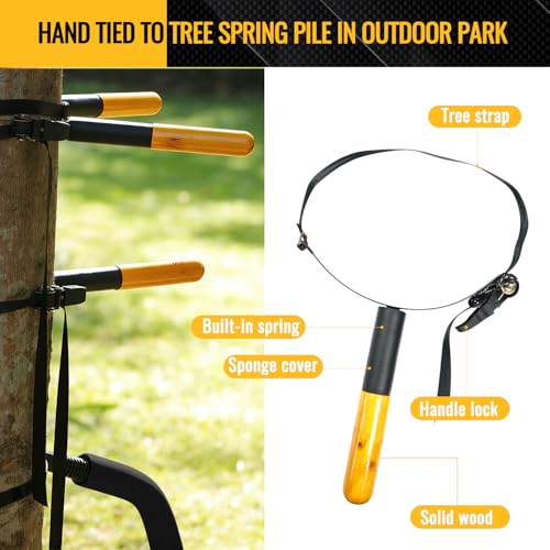 Wing Chun Dummy - Adjustable Wooden Wing Chun Dummy Arms & Leg - Space Saving Mook Jong for Home Gym, Kung Fu, and MMA Training - color: Hard Mount Model (For Trees & Pillars)