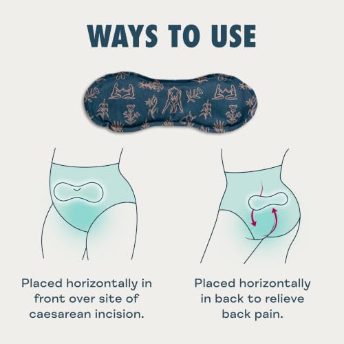 Nyssa Uterine Ice & Heat Pack – Reusable Hot & Cold Therapy for Period, Postpartum, and Endometriosis Relief - Soft, Flexible Gel Pack