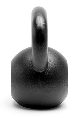 Powder Coated Solid Cast Iron Kettlebell Weights Set 5lb to 45lb Various Combination - color: Q-Black(40+40)lb