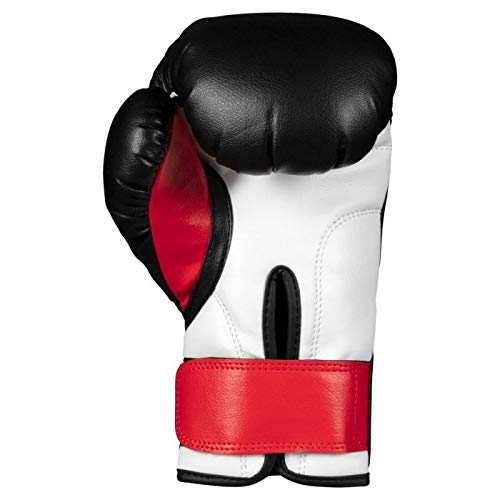 TITLE Boxing Classic Kid & Youth Boxing Gloves 2.0 - Youth & Kids Boxing Gloves, Boxing Equipment - color: Black/White/Red