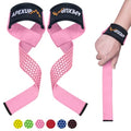 Weight Lifting Straps for Weightlifting, Lifting Wrist Straps Gym, Deadlift Strap, Anti Slip Silicone Weightlifting Strap Men Women Powerlifting, Strength Training - color: Pink, size: 1 Pair