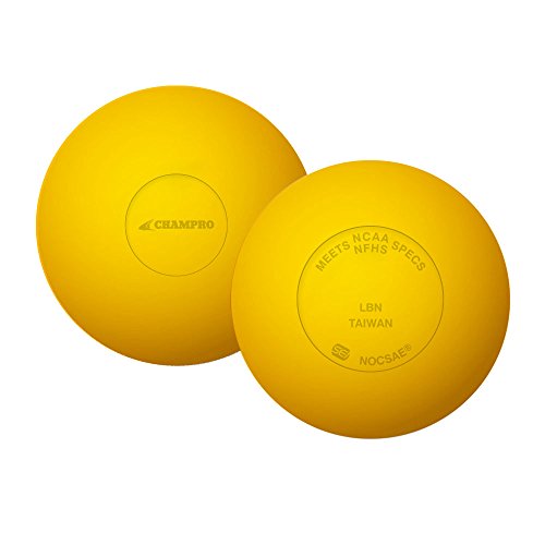 Champro Lacrosse Balls - color: GOLD, size: 12 Pack