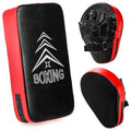 ZOOFOX 2-in-1 Punching Mitts and Kick Pack Set, Curved Focus Mitts and Taekwondo Kick Pad, Adjustable Strike Shield Arm Pad for Muay Thai and MMA