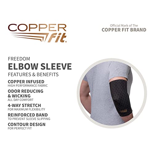Copper Fit Freedom Elbow Compression Sleeve - size: Large