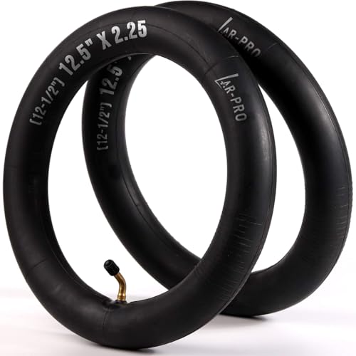(2 Pack) AR-PRO Scooter Replacement Inner Tubes - 12.5" x 2.25" Inner Tubes with Angled Valve | Compatible with Razor Pocket Mod Bella Chrissy Hannah Montana Electric Scooters - size: 12.5x2.25" (TR-87) without Levers