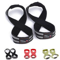Figure 8 Lifting Straps for Deadlift,Weightlifting,Strongman,& Cross Training Strong Weightlifting Wrist Wraps - color: Black, size: Small
