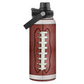 SANDJEST Football Water Bottle 32oz Stainless Steel Insulated Bottles for Men Boys Sports Lovers Fan Players Coach - Softball Gifts for Birthday Christmas - color: Football 1