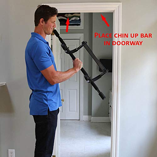 Sit and Decompress Back Stretcher with Pull Up Bar 3 Minutes A Day Lumbar Traction Spinal Decompression - (XLarge Harness) - size: X-Large