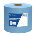Jumbo Roll Industrial Cleaning Wipes, Super Absorbent Heavy Duty Cloths, Blue (1 Roll of 500 Sheets, 12"x 8" Each Sheet) - color: Blue