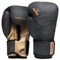 Hayabusa T3 LX Leather Boxing Gloves | Leather Boxing Gloves, Training Gloves Men and Women, Sparring Gloves, Heavy Bag Gloves, 16oz Boxing Gloves, Muay Thai Gloves - color: Obsidian/Gold, size: 12oz