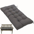 Waterproof Indoor/Outdoor Bench Cushion, Swing Cushion, Thicken Patio Bench Rocking Seat Pad for Lounger Garden Patio Lounger Bench,Wicker Loveseat Settee (Dark Grey)