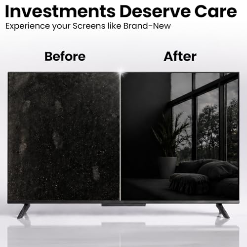 EVEO Electronic Wipes Screen Cleaner - Screen Wipes TV Screen Cleaner Wipes, Computer Screen Wipes, Laptop Screen Cleaner, ipad & Monitor Cleaner, Screen Cleaning Wipes