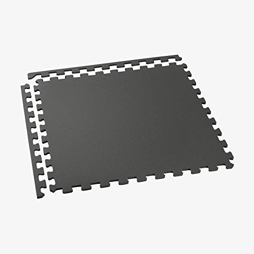 We Sell Mats 1/2 Inch Thickness Multipurpose EVA Foam Floor Tiles, Interlocking Floor Mat for Indoor Gym and Home Use, 24 in x 24 in, Charcoal Gray, 24 Square Feet (6 Tiles) - color: Charcoal Gray, style: 24 Square Feet (6 Tiles)