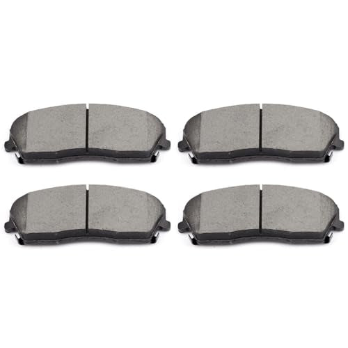 ECCPP D1056-7962 Front Ceramic Disc Brake Pad Set Fit For Chrysler 300 2005-2019,For Dodge Challenger 2009-2019,For Dodge Charger 2006-2019,For Dodge Magnum 2005-2008 - style: D1056 [4pcs]