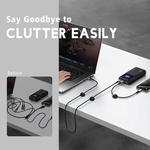 SmiLife Cable Clips Phone Cord Holder, Charger Cord Organizer, Cable Management Clips for Nightstand, Car, Office, Black 9 PCS - color: Black 1.1 inches