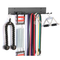 Multifunctional Gym Equipment Storage Rack - Wall Mount Holder for Exercise Bands, Lifting Belts and Skipping Ropes