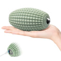 Silicone Vibrating Massage Ball with Rolling Head, 4-Speed Myofascial Massage Roller for Plantar Fasciitis Relief, Hip & Psoas Release, Trigger Point Therapy for Neck, Back, Foot (Black) - color: Green