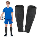 Soccer Shin Guards, Shin Defenders for Kids Youth Adult Ski Shin Guards Pads for 2-18 Years Old Calf Compression Sleeve with Honeycomb Pads, Lightweight Calf Protective Gear for Football - size: Large
