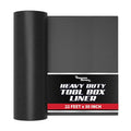 Precision Defined Tool Box Shelf Liner Non-Slip 22 Ft x 30 Inch Wide Black | Professional Grade Toolbox Drawer Liner Also Works as a Thick, Non-slip Cabinet Shelf Liner Mat for Storage - size: 24 ft x 18"