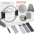 Pilates Ring Kit with Adjustable Ankle Wrist Weights, Resistance Bands, Ball, Pilates Equipment Ball for Home Workout to Tone, Sculpt and Strengthen, Fitness Magic Circle Rings for Yoga Women - color: Gray