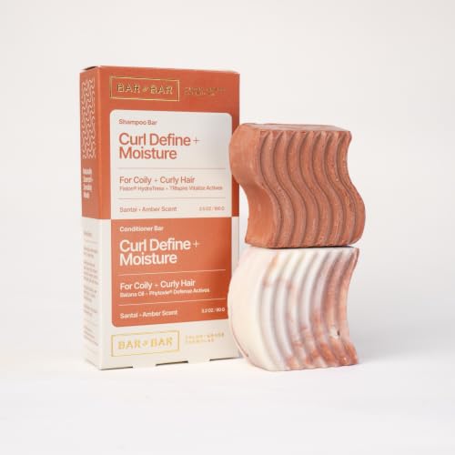 Curl Define + Moisture Shampoo & Conditioner Set Santal & Amber | Curl Define + Moisture shampoo & conditioner set with Santal & Amber for curly, coily hair. 3.5 oz each.