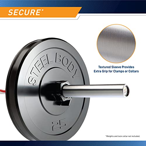 Steelbody IWF Standard 20kg and 15kg Olympic Weight Barbell Multiple Colors Available - color: 7ft 20kg US Flag