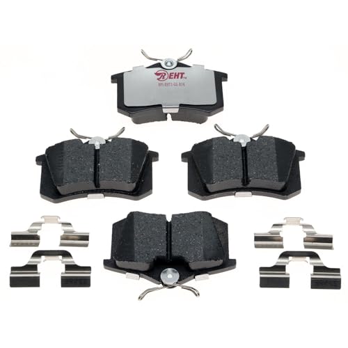 Raybestos Element3 Automotive Replacement Rear Brake Pad Set for Select Audi, Volkswagen (EHT340AH) - size: One Size, style: EHT340AH