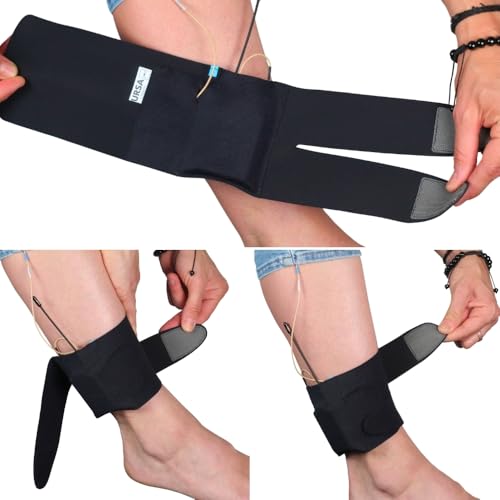 URSA Ankle Straps: Low-Profile, Soft, Stretchy & Breathable Transmitter Straps for Location Sound, Theatre, Wedding Shoots & More (Black, Ankle) - color: Black, size: Ankle