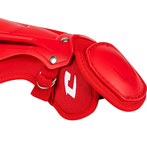 Champro Optimus MVP Double Knee Leg Guard - color: Scarlet, size: 14.5"